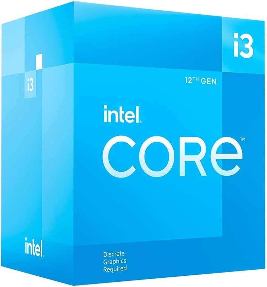 NEW Intel Core i3-12100F i3 12100F 3.3 GHz 4-Core 8-Thread CPU Processor Intel 7 L3=12M 60W LGA 1700 with cooler