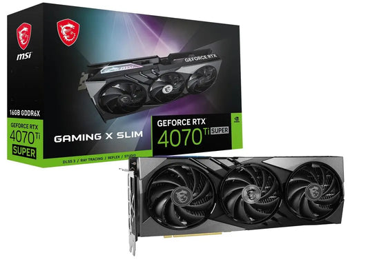 NEW MSI Gaming GeForce RTX 4070 Ti Super 16g x Slim Nvidia 16 GB GDDR6X