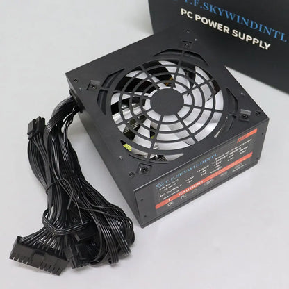 T.F.SKYWINDIN 500W PC PSU Power Supply unit Gaming Quiet 120mm rgb Fan 24pin 12V ATX Desktop computer Power Supply for BTC