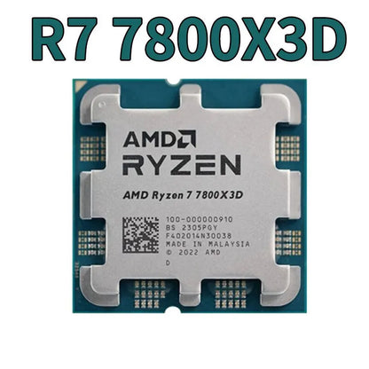 AMD R7 7800X3D Brand New CPU Gaming Processor 8-Core 16-Thread 5NM 96MB 120W TDP AMD Ryzen 7 7800X