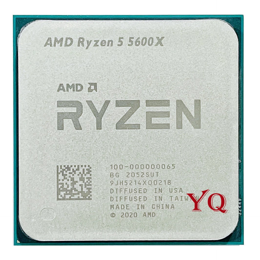 AMD Ryzen 5 5600X R5 5600X 3.7 GHz Six-Core Twelve-Thread 7NM 65W CPU Processor L3=32M 100-000000065 Socket AM4