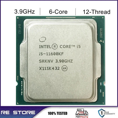 Intel Core i5 11600KF 3.9GHz Six-Core LGA 1200 cpu processor