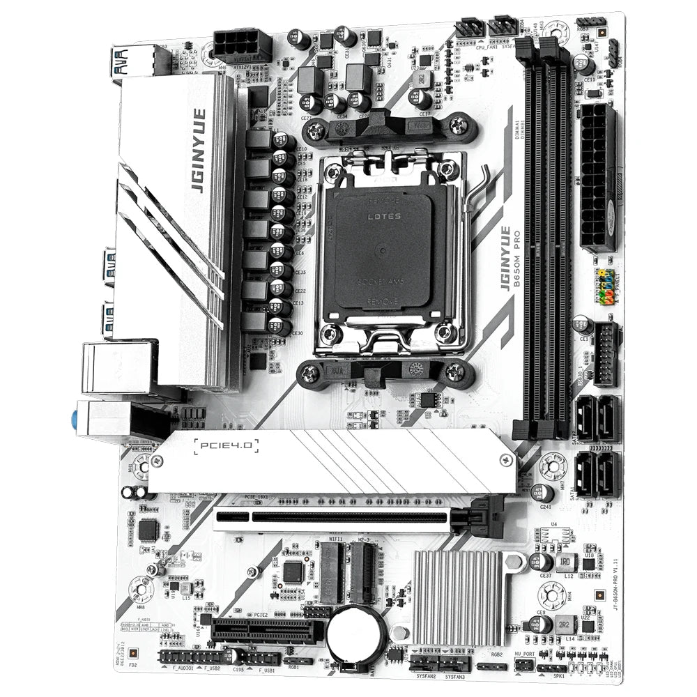 PRO B650M MATX AMD B650 DDR5 6000+MHz M.2 SATA USB3.2 64G Double Channel DDR5 Ryzen 7000/8000/9000 Serie Socket AM5 Motherboard