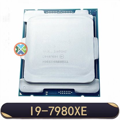 I9 7980XE CPU 14 nm 18-Cores 36-Threads 2.6GHz 24.75MB TDP 165W Processor LGA2066 for Desktop X299 Motherboard