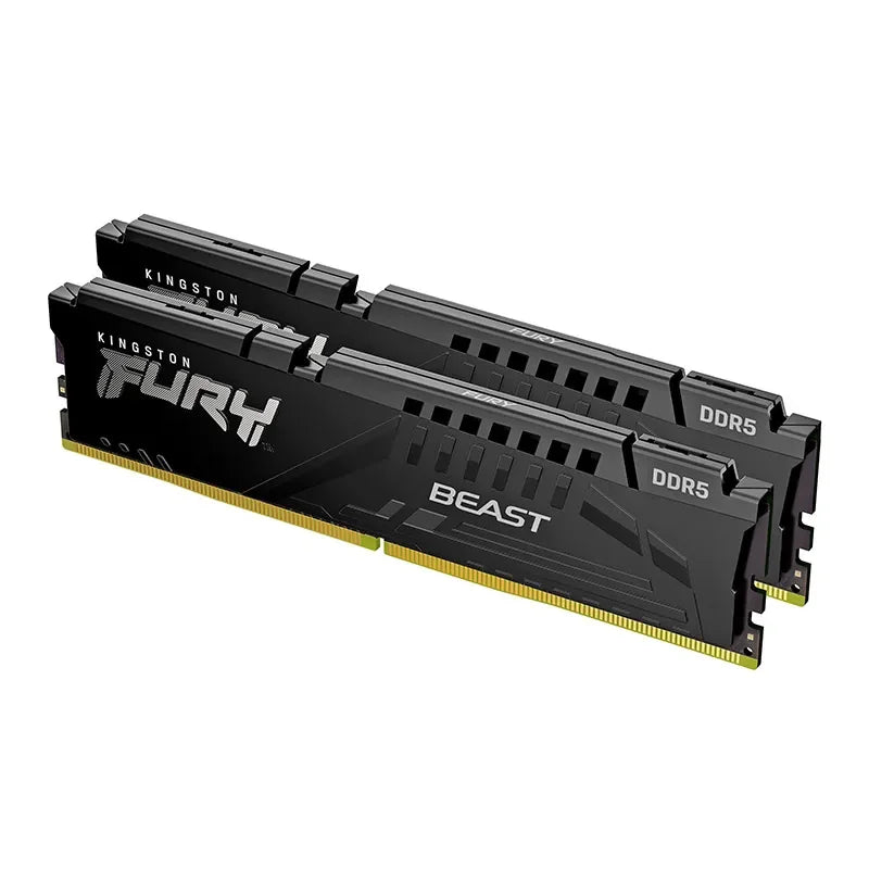 Kingston Fury Beast DDR5 8GB 16GB 4800 5200 5600MHz Desktop Memory 288Pin 1.1V DIMM PC5-34800 41600 44800 DDR5 RAM