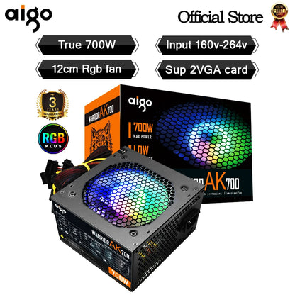 Aigo AK 700W PC PSU Power Supply