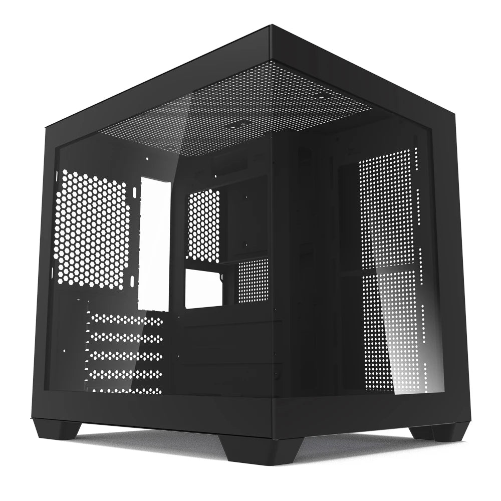 Darkflash C275P PC Case Sea View Room Gaming Computer Desktop M-ATX Motherboard  Double-Sided Tempered Glass PC Gamer Cabinet