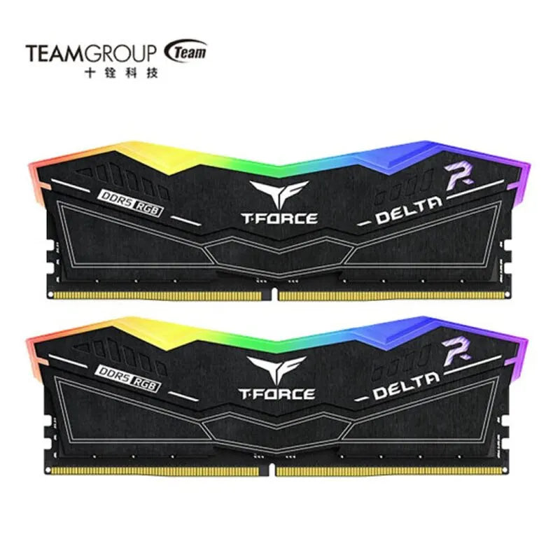 TEAMGROUP T-Force Delta RGB DDR5 Ram 32GB (2x16GB) 6000MHz PC5-48000 CL30 Desktop Memory Module Ram for 600 700 Series Chipset