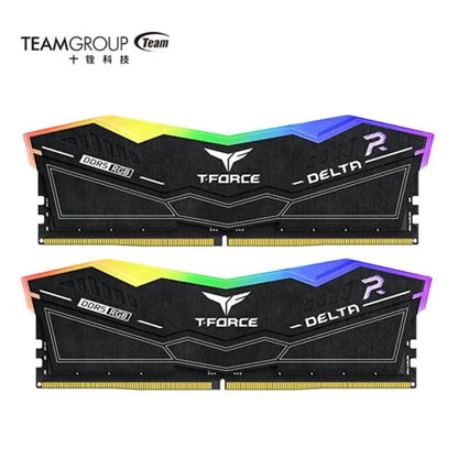 TEAMGROUP T-Force Delta RGB DDR5 Ram 32GB (2x16GB) 6000MHz PC5-48000 CL30 Desktop Memory Module Ram for 600 700 Series Chipset