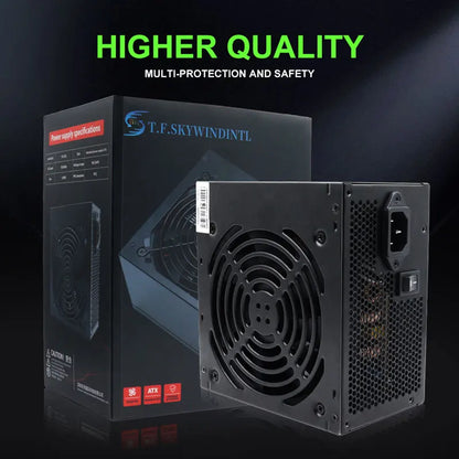 T.F.SKYWINDINTL 550W ATX PC Power Supply 550W 80+ Bronze Certified PSU For Computer