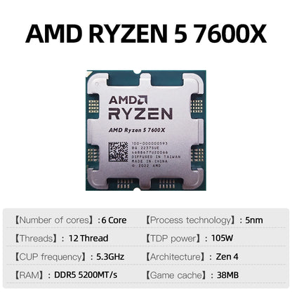 AMD RYZEN 5 7600X