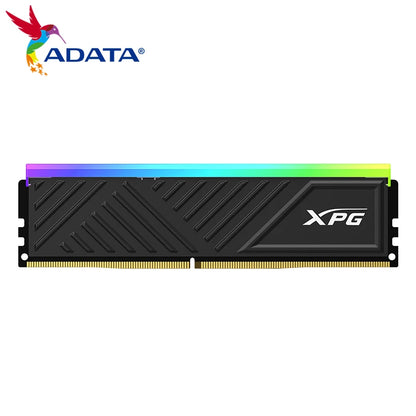 ADATA XPG D35G DDR4 RGB Memory Module Black 3200MHz 3600MHz 8GB 16GB Single U-DIMM Heatsink Gaming Memoria RAM for Desktop