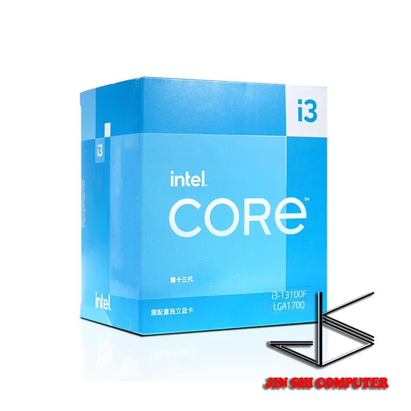 NEW Intel Core i3-13100F i3 13100F BOX 3.4 GHz 4-Core 8-Thread CPU Processor L3=12M 58W LGA 1700