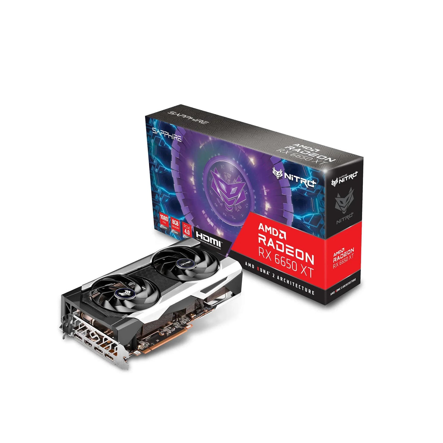 New Arrival Sapphire NITRO+ AMD Radeon RX 6650 XT 8GB Sealed Package For Gaming Desktop Gaming AMD RX6650 XT