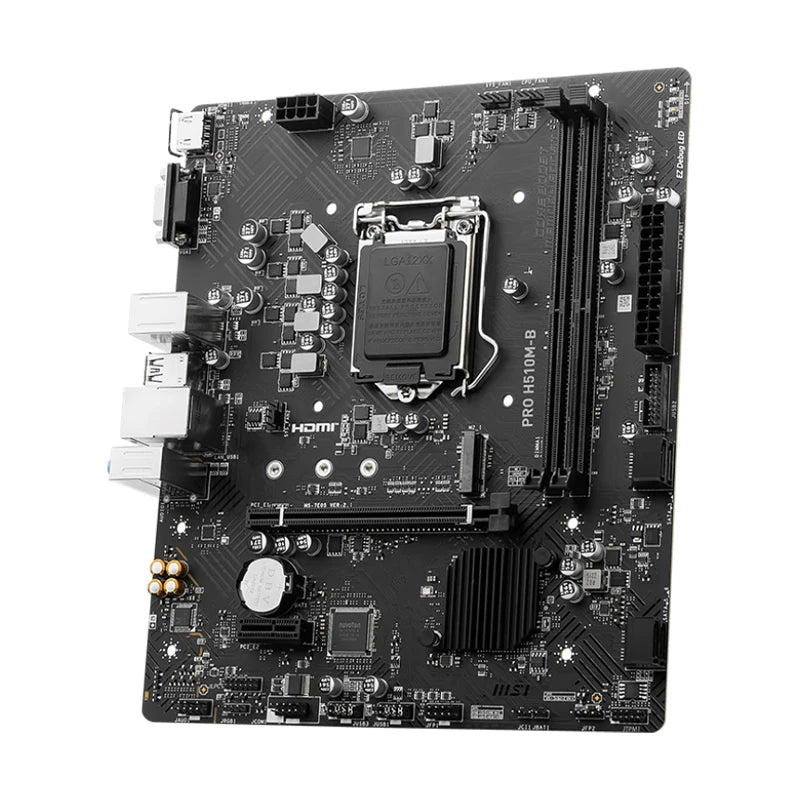 MSI PRO H510M-B Mainboard Supports LGA 1200 Socket i9-10900K i7-10700K i5-10600K 10400F INTEL H470 2xDDR4 1xM.2 PCIe 3.0 mATX