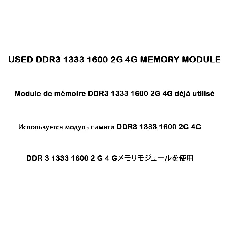 Used Disassembly DDR3 1333MHz 1600MHz 2G 4G PC3-10600/PC3-12800 memory for Desktop RAM,good quality!  Random brand