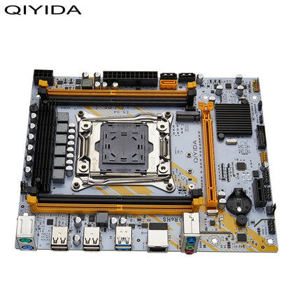 QIYIDA X99 Motherboard LGA 2011-3 Set Kit Xeon E5 2680 V4 CPU Processor 32G=2*16G DDR4 REG ECC RAM Memory NAME M.2