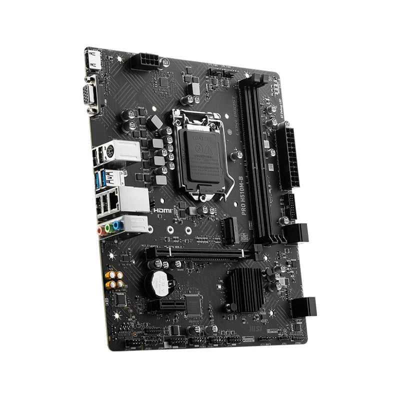 MSI PRO H510M-B Mainboard Supports LGA 1200 Socket i9-10900K i7-10700K i5-10600K 10400F INTEL H470 2xDDR4 1xM.2 PCIe 3.0 mATX