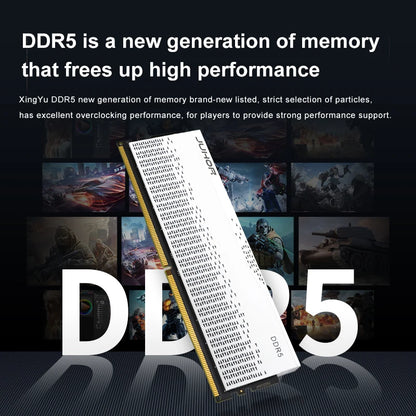 JUHOR Memoria Ram DDR5 RAM 16GB 32GB 5600MHz 6000MHz 6400MHz 6800MHz 7200MHz  DIY Computer Gaming Desktop Memory