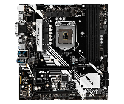 ASRock B365M Pro4-F Motherboard Intel B365 DDR4 LGA 1151 Supports i7-9700KF i5-9600 i5-8400 i3-8100 i9-9900K cpu