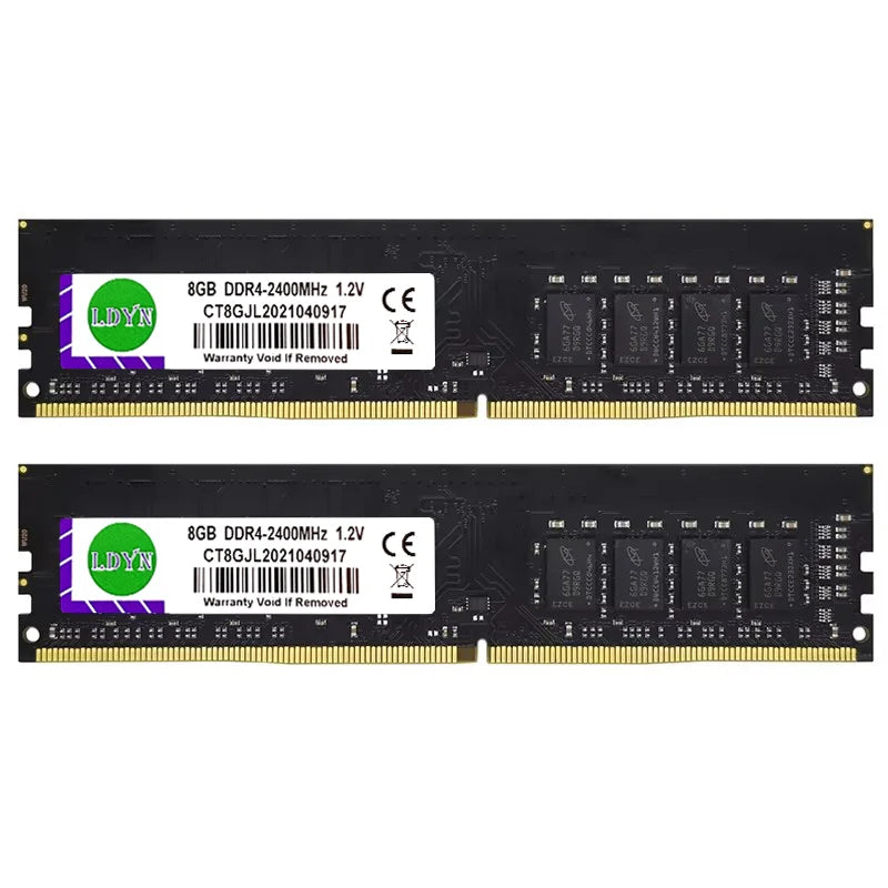 LDYN Memoria RAM DDR4 4GB 8GB 16GB 2133MHZ 2400MHZ 2666MHZ 3200MHZ,PC4 17000,19200,21300,25600,288Pin, 1.2V,DIMM, DDR4