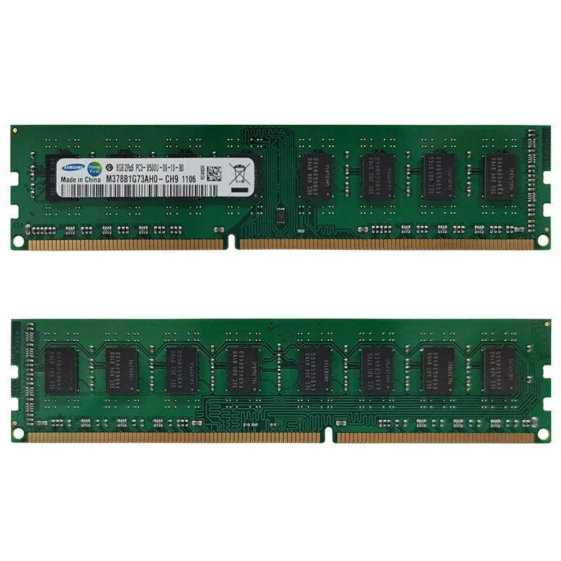 SAMSUNG DDR3 RAM 8GB 4GB 2GB 1600MHz Desktop Memory PC3-12800U DIMM 240Pins 1.5V Memoria RAM DDR3