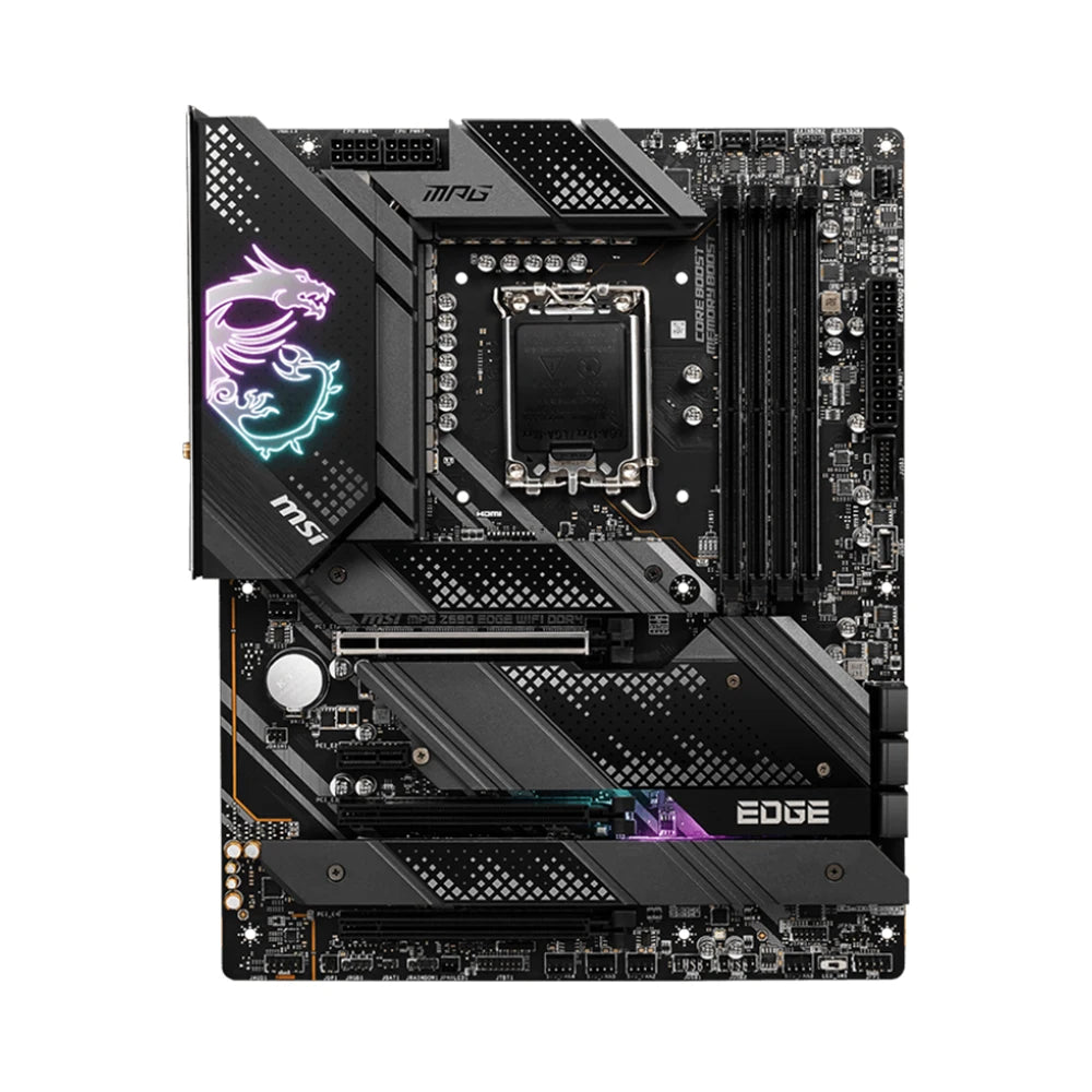 MSI MPG Z690 EDGE WIFI DDR4 Motherboard Support i9-14900KF i7-13700K i5-12400F i3-12100 CPU LGA 1700 Socket 4xM.2 PCIe 5.0 ATX